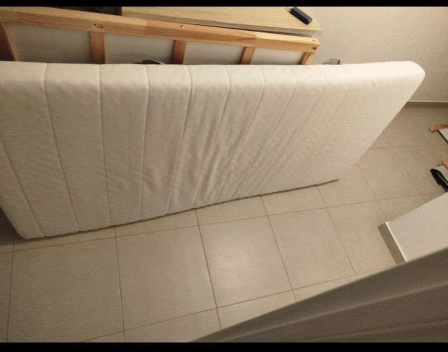 Cama Reversivel Kura/ Colchao Afjall Ikea