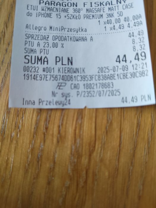 Etui na telefon iPhone 15