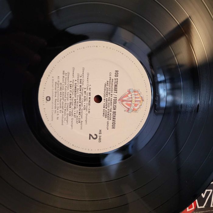 Rod Stewart - Foolish Behaviour 1980 USA stan super