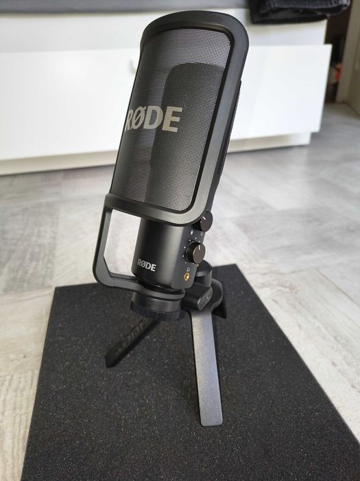 Mikrofon USB Røde NT-USB – kompletny zestaw, stan idealny