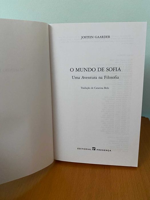 O Mundo de Sofia - Jostein Gaarder