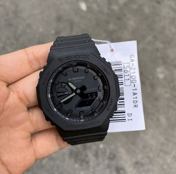 Casio G-Shock GA-2100 «Casioak» — чоловічий годинник, повний комплект