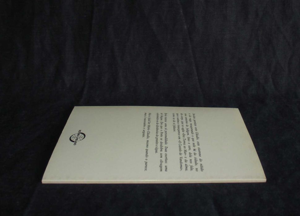 Livro Duas Histórias do Porto Mário Cláudio