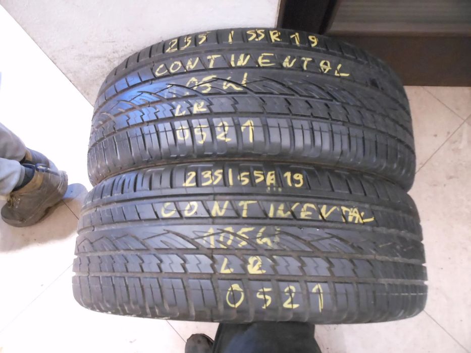 Opony 235/55r19 continental crosscontact  uhp e LR 7mm  lato para