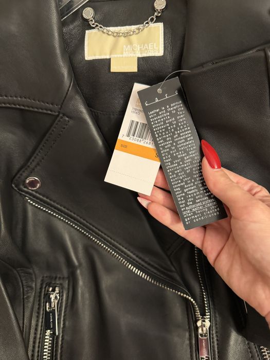 Шкіряна куртка Michael Kors