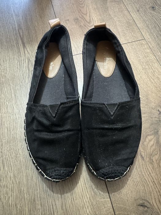 Mokasyny na platformie boho