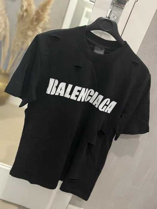 Koszulka balenciaga czarna