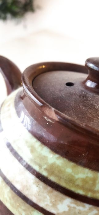 Bule Vintage England Teapot Sadler Brown