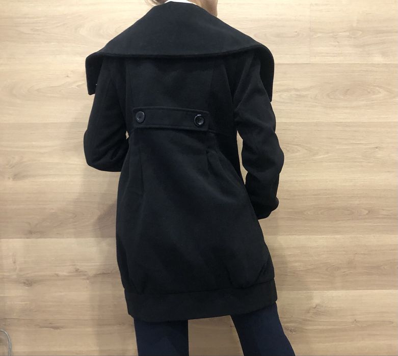 Пальто чорне кашемірове