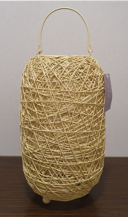 Lanterna Entrançada 16cm Nova