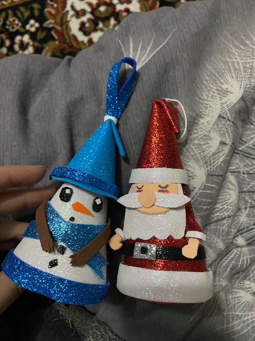 самодельные ёлочные игрушки