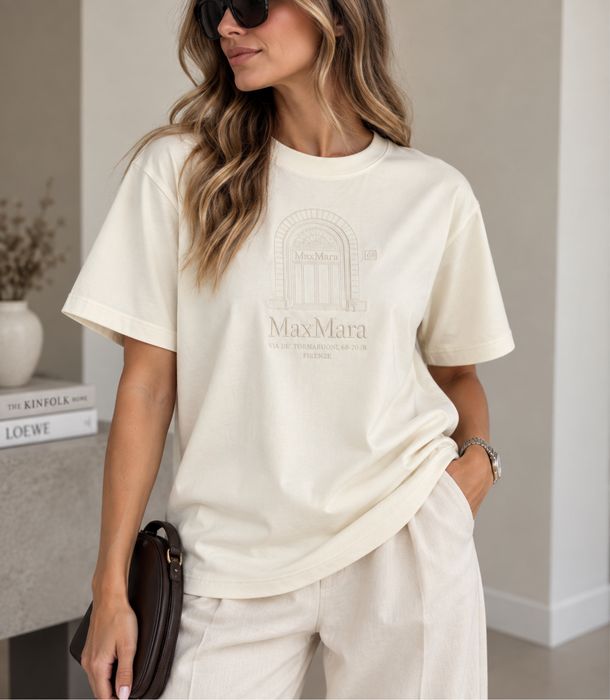 Футболка Max Mara молочна