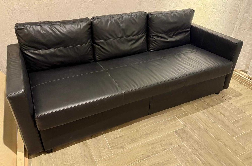 Sofá cama IKEA modelo FRIHETEN como novo, preto. Nunca usado como cama