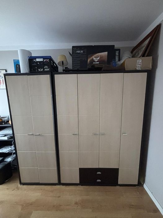 2 pojemne szafy bdb