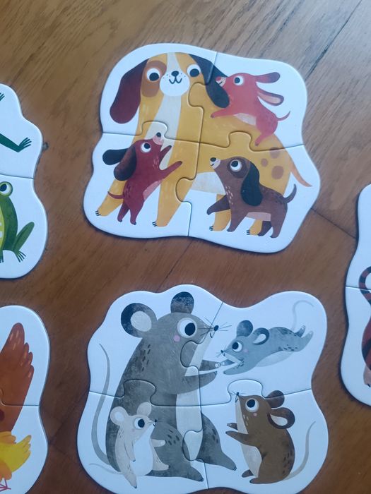 Czuczu moje pierwsze puzzle zwierzeta