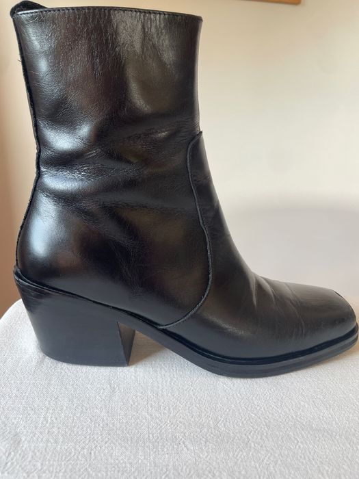 Botas pretas Adolfo Dominguez