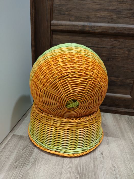 Плетёный домик для животных