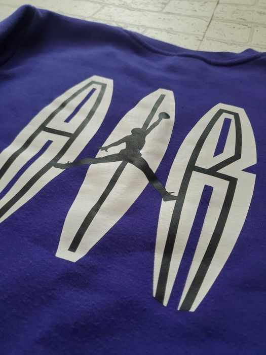 Оригінальна Nike Air Jordan Фіолетовий Колір Лонгслів Худі