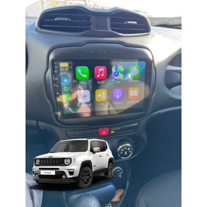 Rádio Jeep Renegade Android 13 com GPS