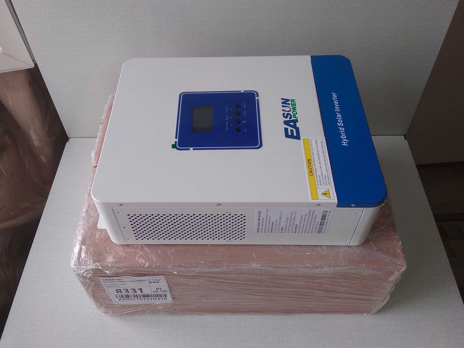 Гібридний інвертор EASUN SMT 2K 12V із WiFi, заряд 60A/100А. До 2000W сонячних панелей