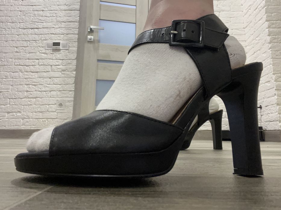 Жіночі шкіряні босоніжки Lasoski BREMA-12 Чорні