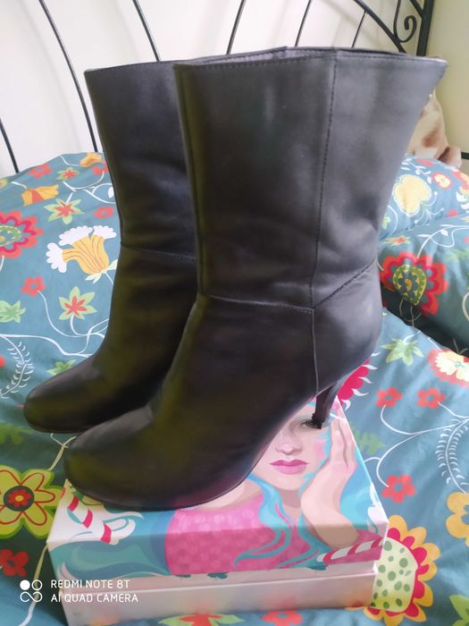 Botki skórzane 39