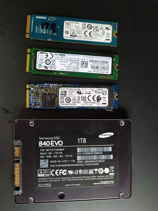 Dysk twardy SSD 1Tb , 1Tb nvme, Samsung, Toshiba, Kioxia