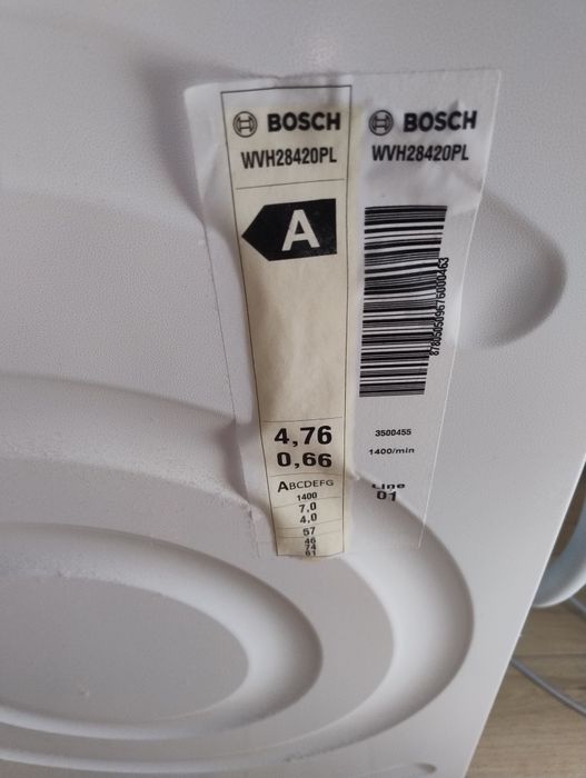 Pralkosuszarka Bosch seria 6