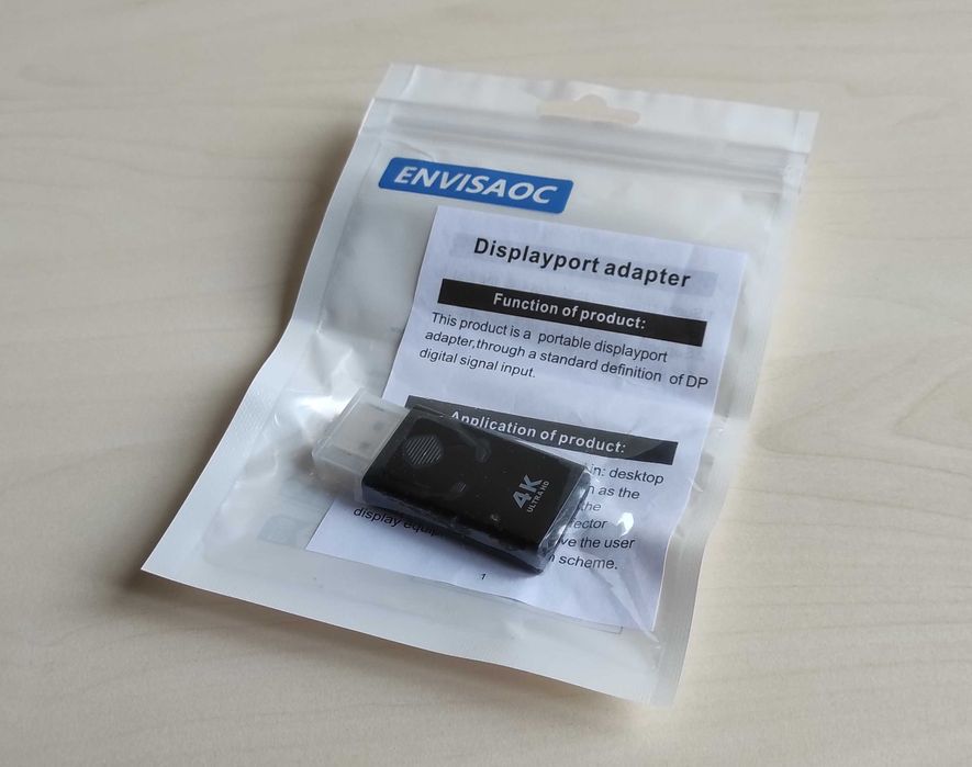 якісний перехідник / адаптер Display Port to HDMI (4K 60Hz)