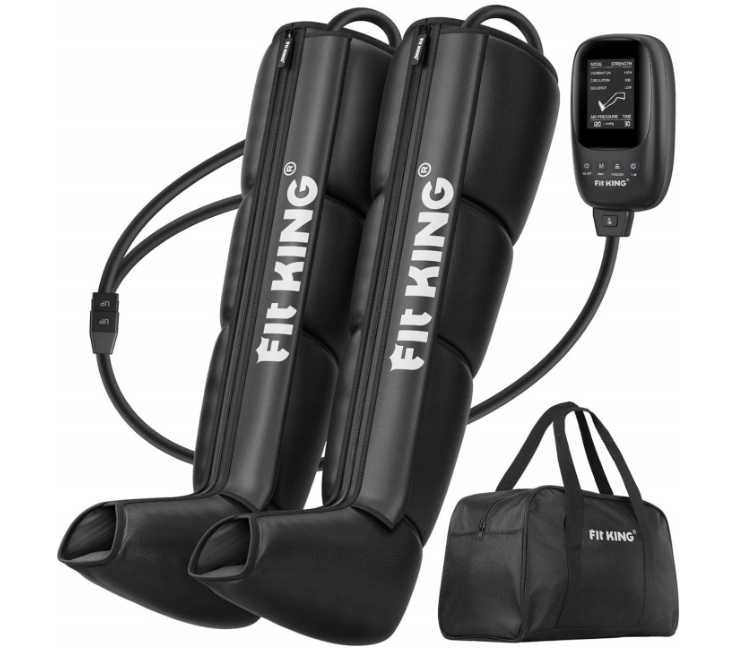 Masażer Kompresyjny Do Nóg Stóp Łydek 8 Poziomów FIT KING FT-082A-M