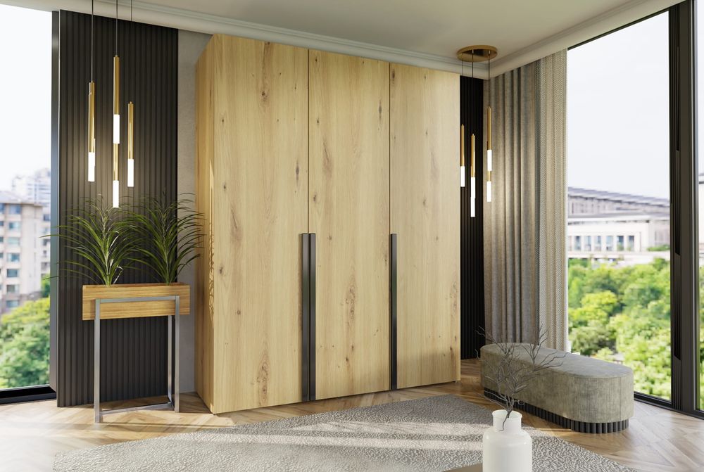 Szafa modułowa Box 3 Artisan z czarnym uchwytem