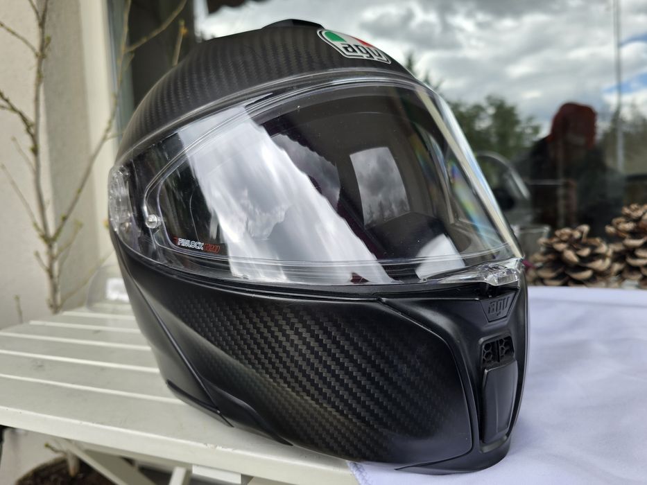 Kask AGV SPORTMODULAR CARBON szczękowy Otwierany kask rozmiar S tanio