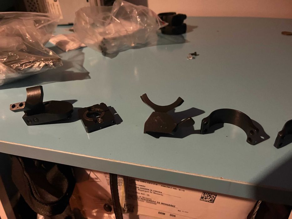 Bases e aneis de saque rapido para carabina Cz