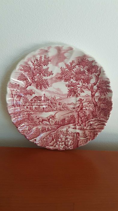 English porcelain plate, 16 cm in diameter, antique