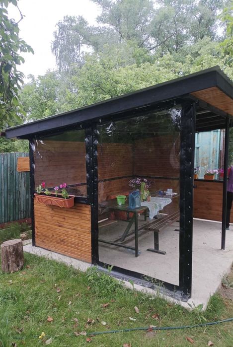 М‘які вікна для альтанки, тераси, веранди. Тенти. Мягкие окна