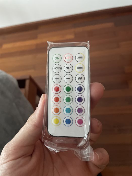 4 Luzes RGB com iman