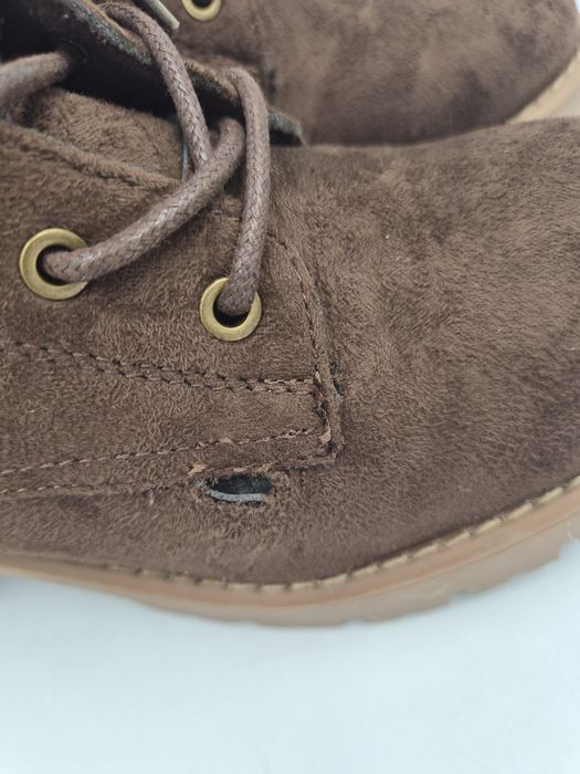 Botki damskie Brązowe Dockers na obcasie 41