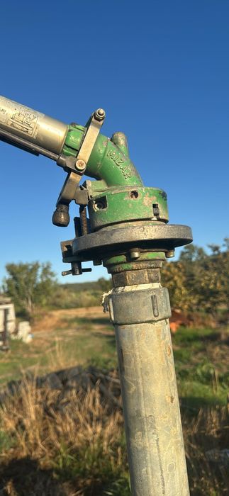 Máquina de rega com canhão