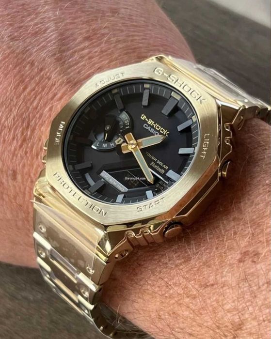 Мужские наручные часы Casio G-Shock GM-B 2100 стальные