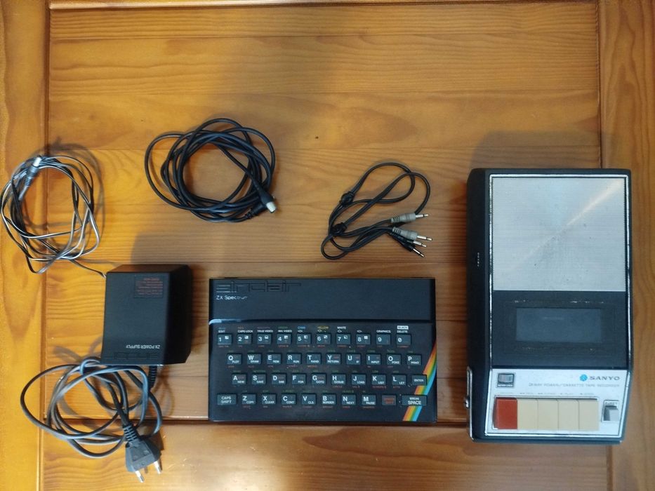Computador Sinclair ZX Spectrum 48K – Testado e a Funcionar (Pack)