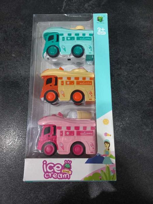 Zabawka dziecięca Zestaw dziecięcy 3 mini autka z napędem