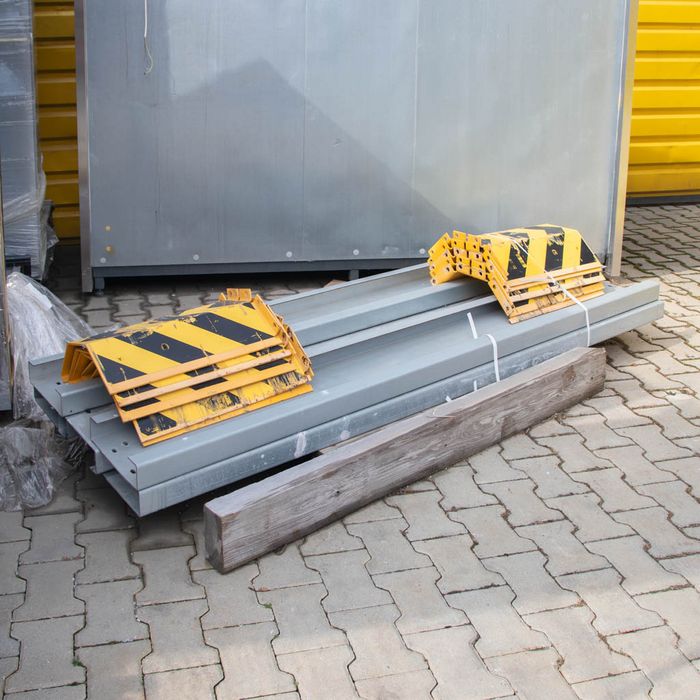 Osłona ramy bocznej regał paletowego BITO – ochrona regałów