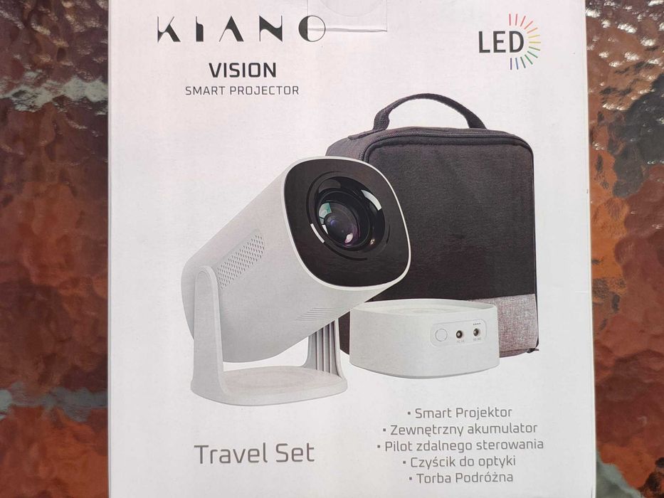 Projektor KIANO VISION Travel set - nowy