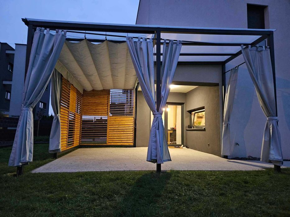 Żaluzje tarasowe do : pergola altana taras balkon ogród.