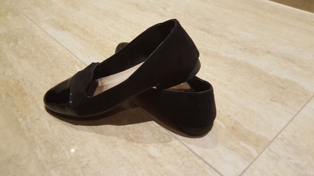 Mokasyny czarne r. 38