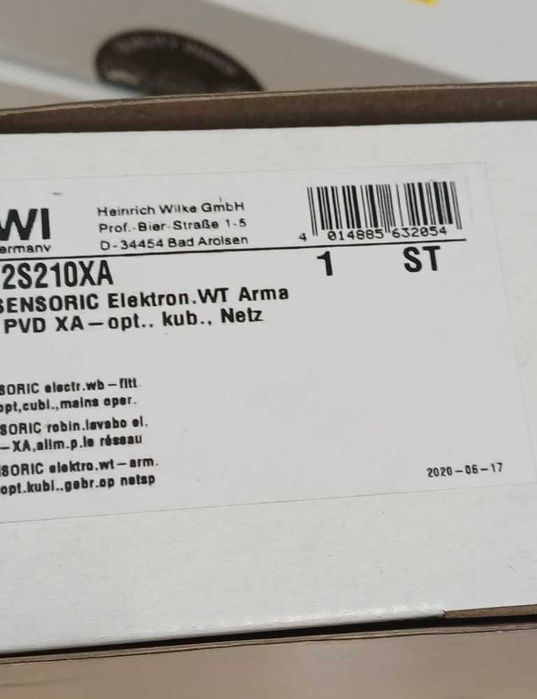 HEWI SENSORIC Elektroniczna armatura umywalkowa (model AQ1.12S210XA / 950.02.122S210XA)