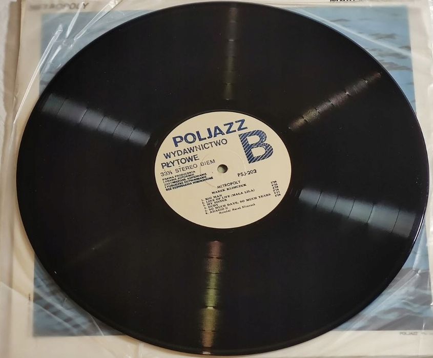 Marek Klimczuk – Metropoly. Poljazz 1987. LP. Ex