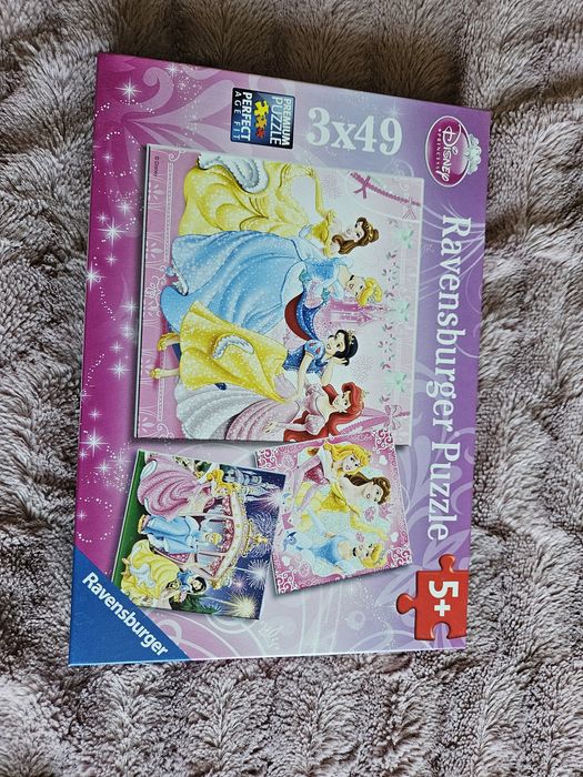 Puzzle 3x49 księżniczki
