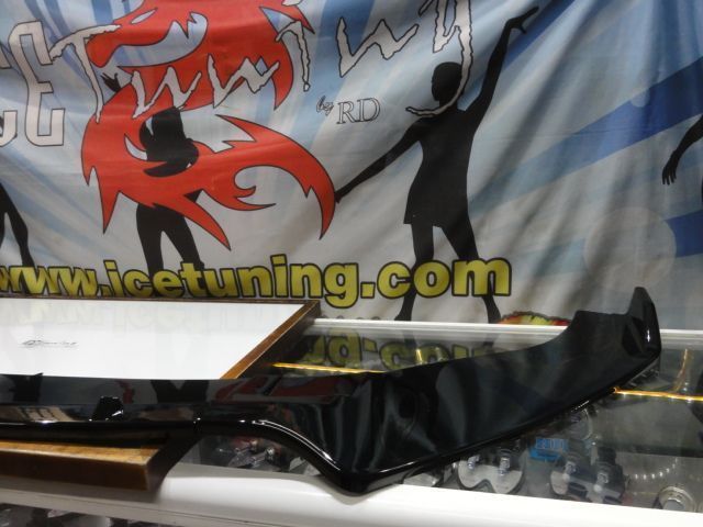 Difusor / Lip / spoiler frontal para VW Golf 7 2012 - 2017 preto piano brilhante em plástico ABS, para para-choques GTI, GTE.