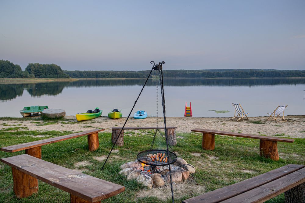 Domek letniskowy nad jeziorem